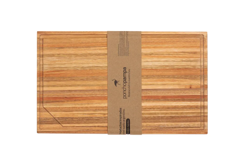 Tabla de Asado Poncho Pampa 50x30x3 cm
